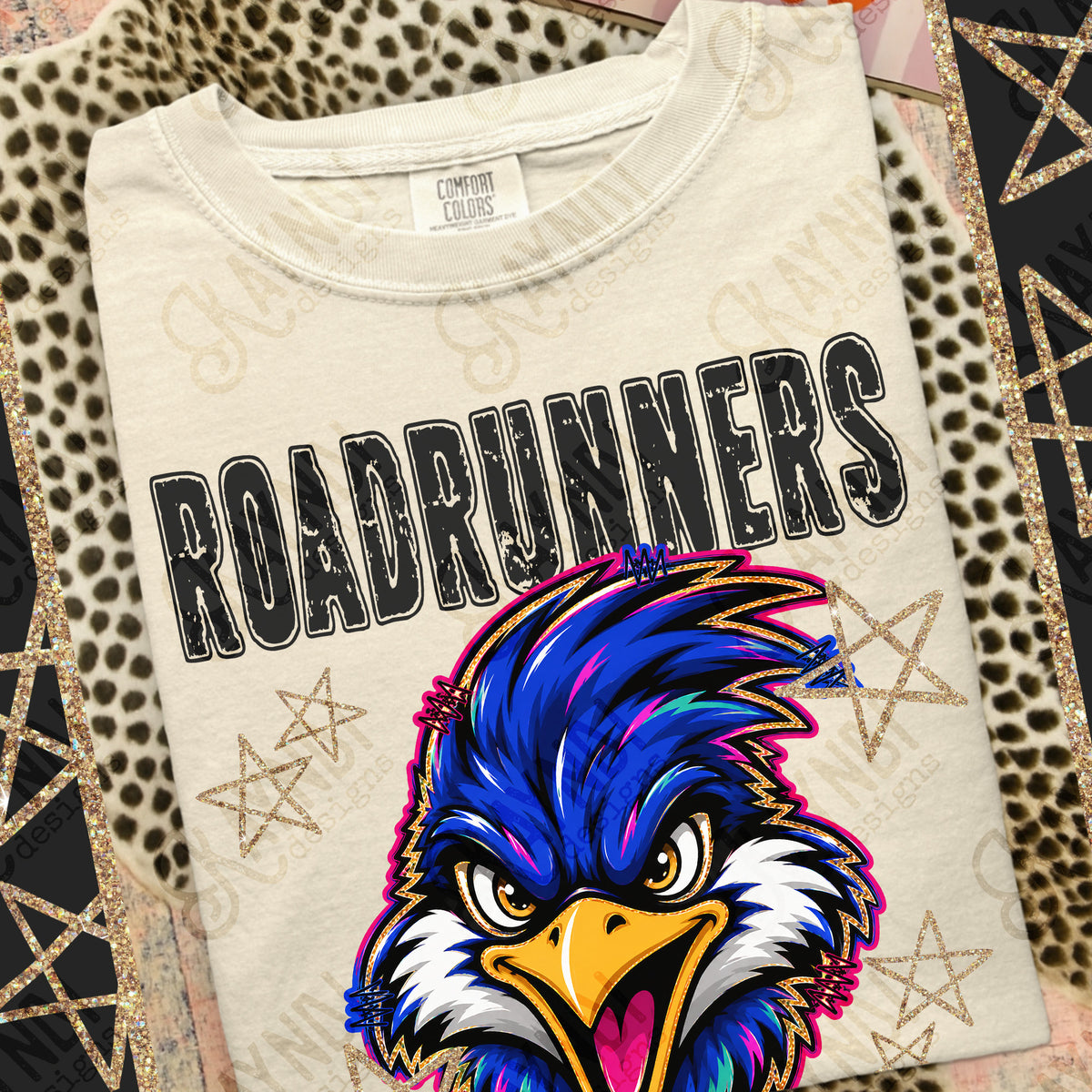 Roadrunners- Grunge Varsity Mascots (Kayndi) DTF Transfer