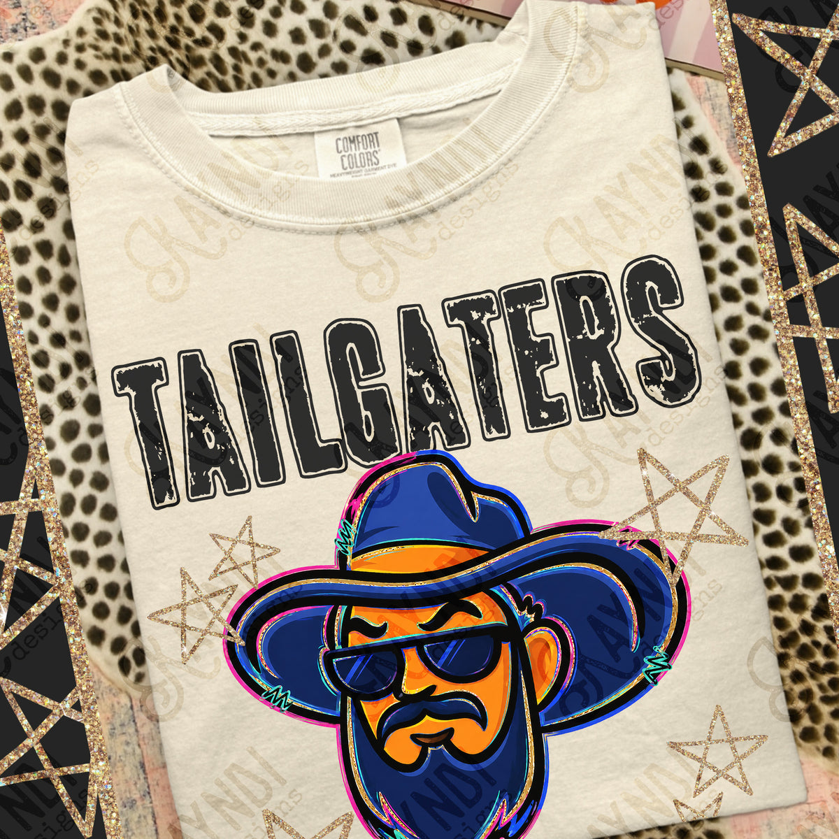 Tailgater- Grunge Varsity Mascots (Kayndi) DTF Transfer