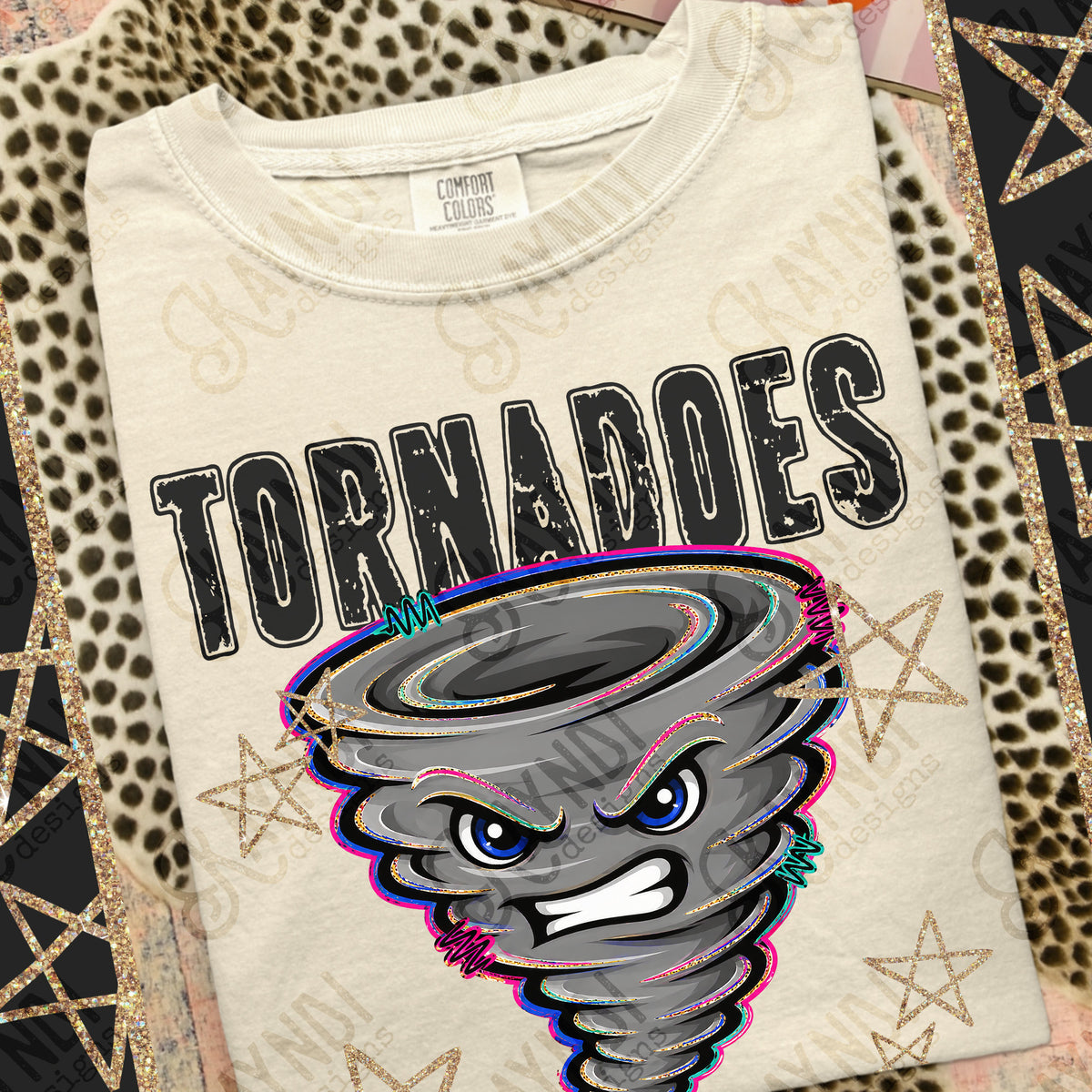 Tornadoes-Grunge Varsity Mascots (Kayndi) DTF Transfer