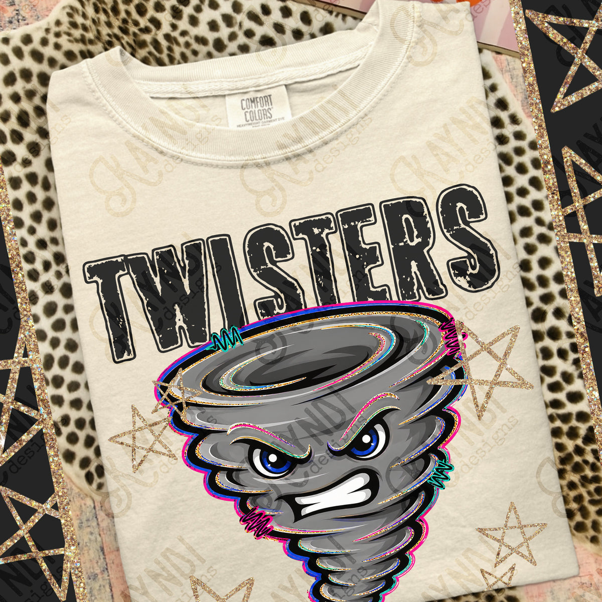 Twisters-Grunge Varsity Mascots (Kayndi) DTF Transfer