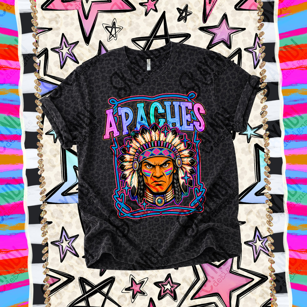 Apaches-Retro Pop (Kayndi) DTF Transfer