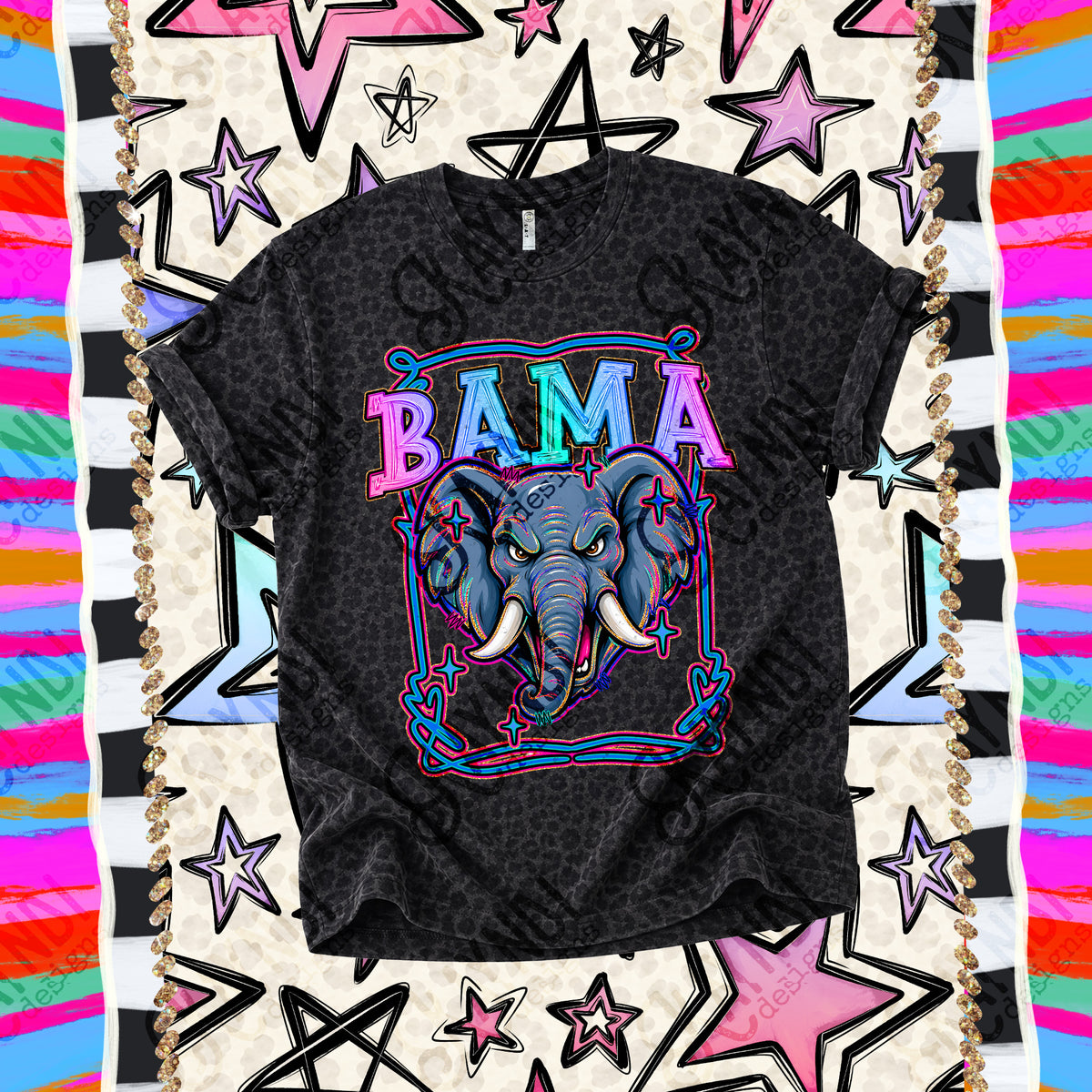 Bama- Retro Pop (Kayndi) DTF Transfer