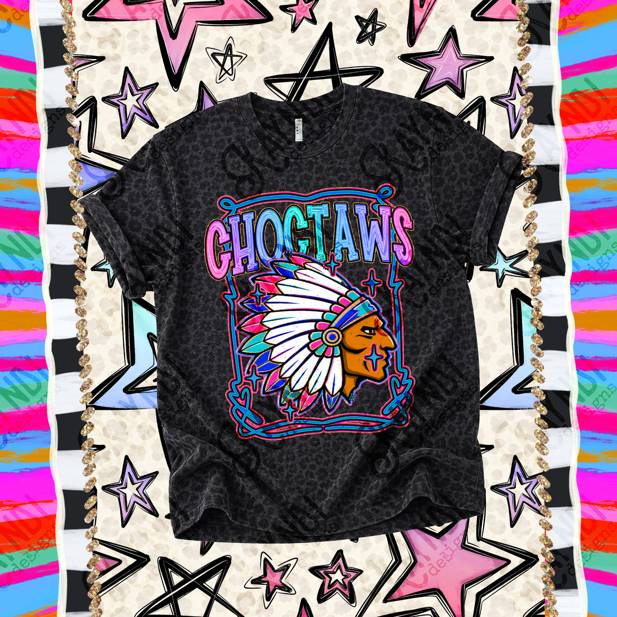 Choctaws-Retro Pop (Kayndi)  DTF Transfer