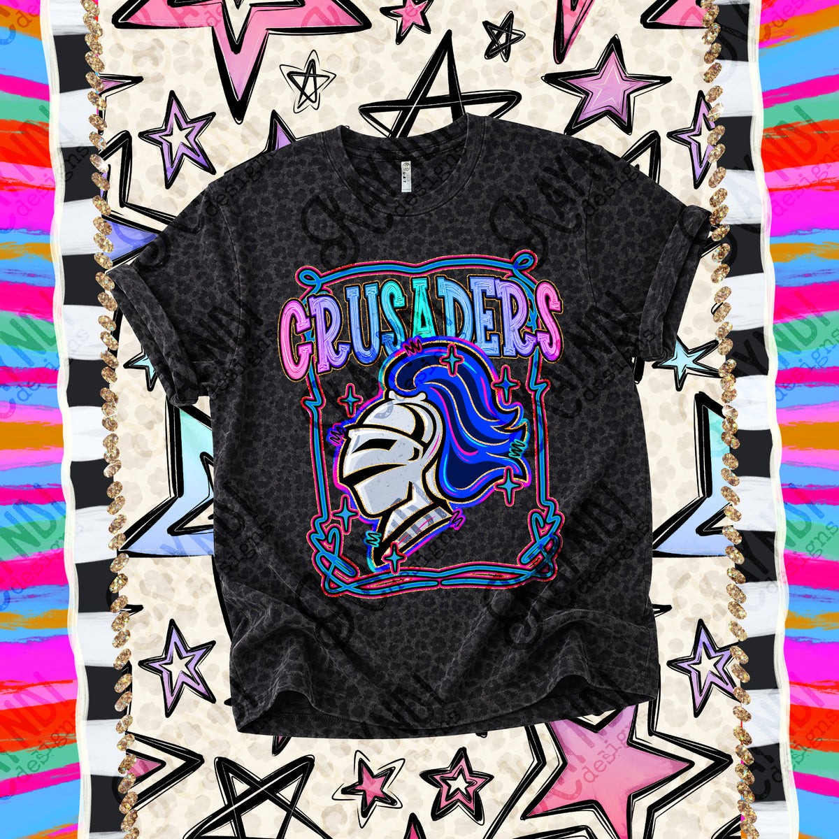 Crusaders-Retro Pop (Kayndi) DTF Transfer