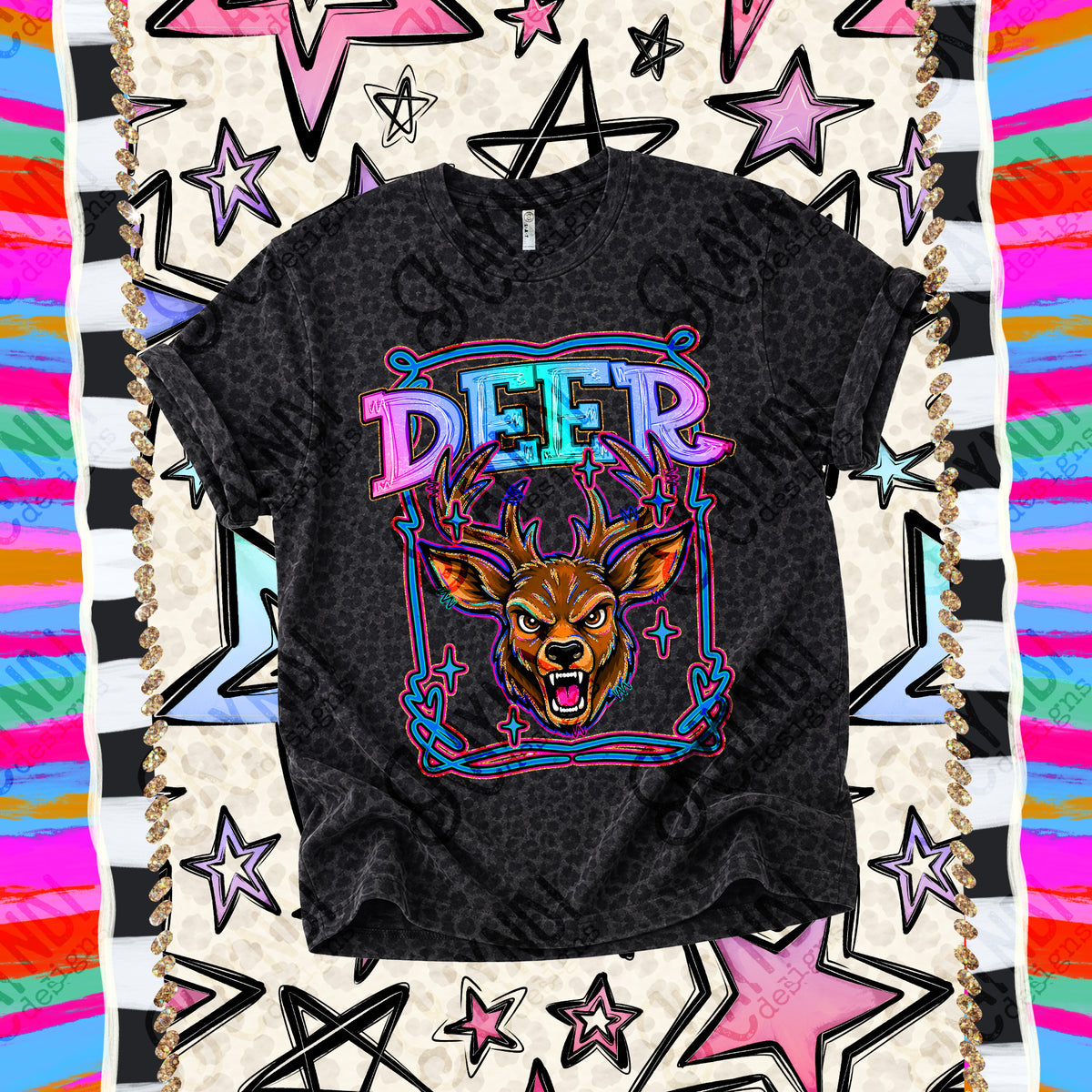Deer- Retro Pop (Kayndi) DTF Transfer