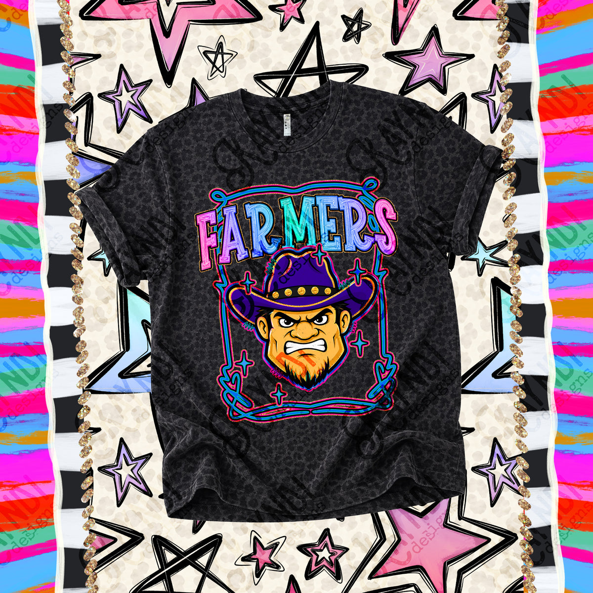Farmers Retro Pop (Caplinger) DTF Transfer