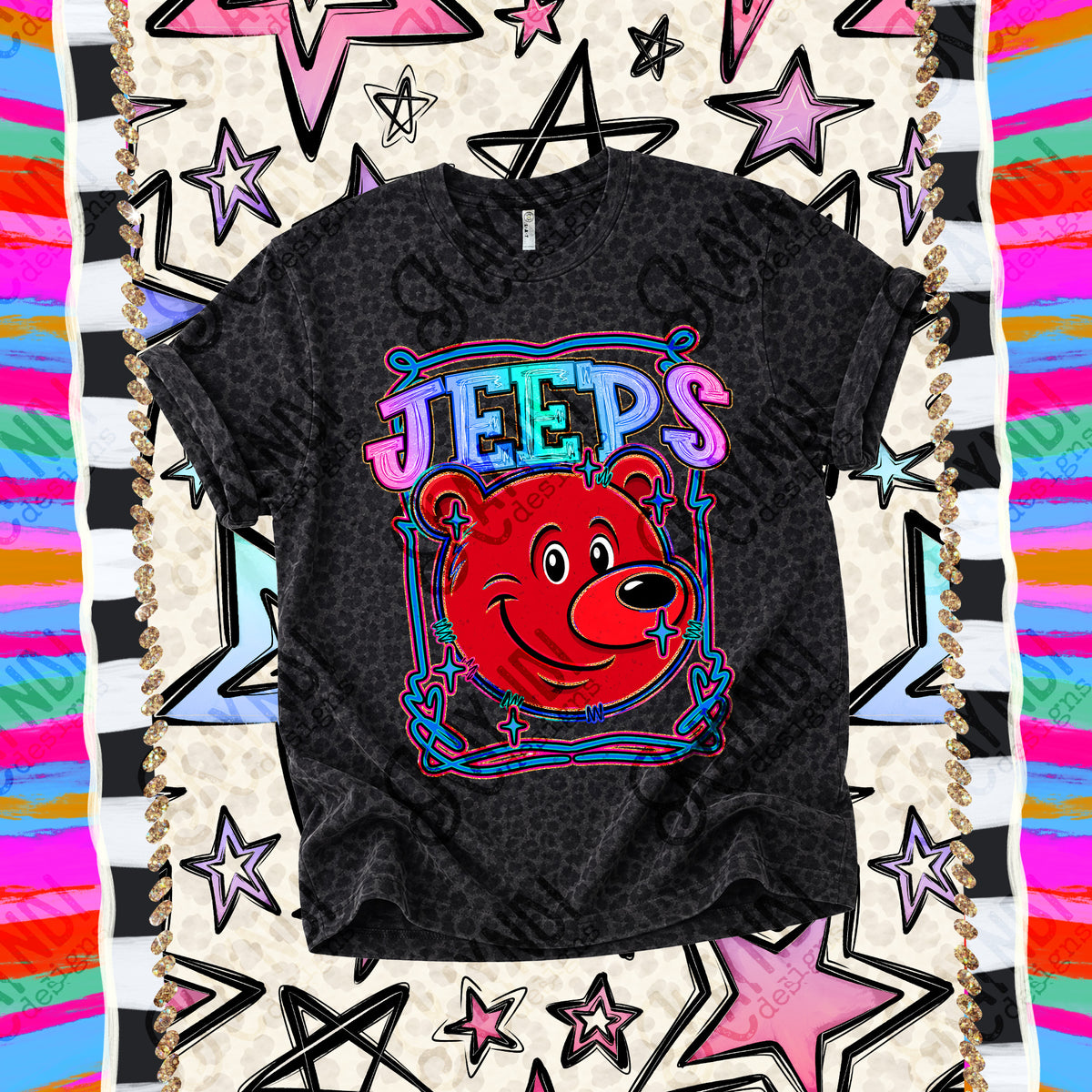 Jeeps-Retro Pop (Kayndi) DTF Transfer