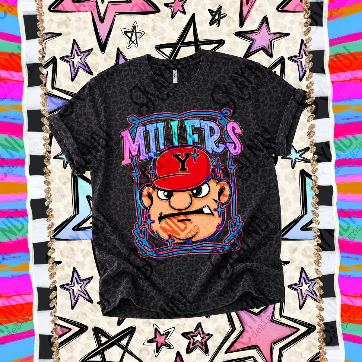 Millers-Retro Pop (Kayndi)  DTF Transfer