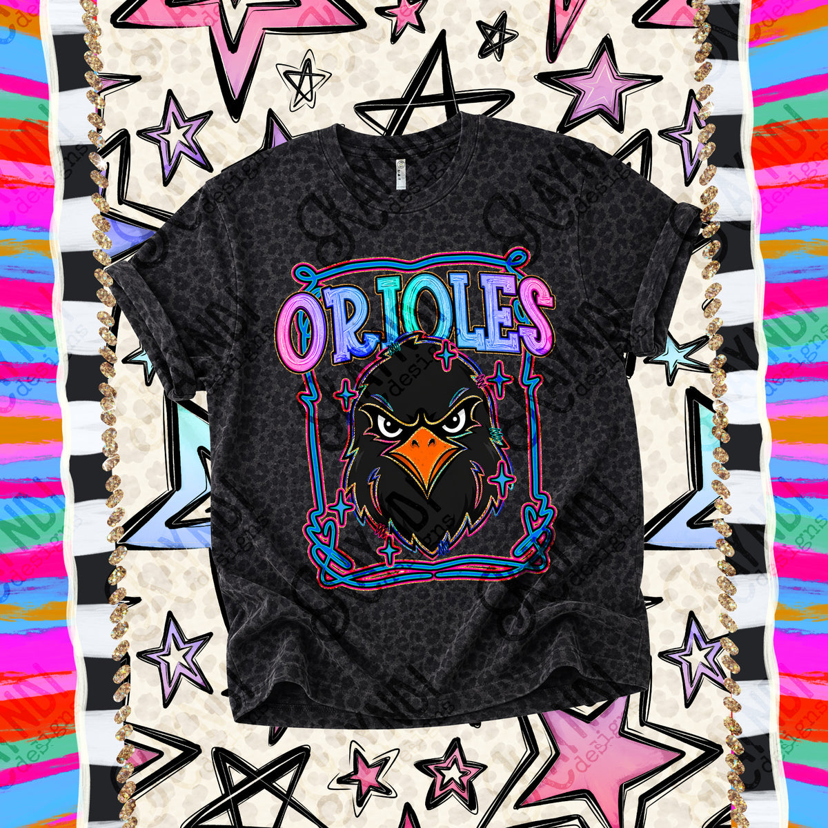 Orioles-Retro Pop (Kayndi) DTF Transfer