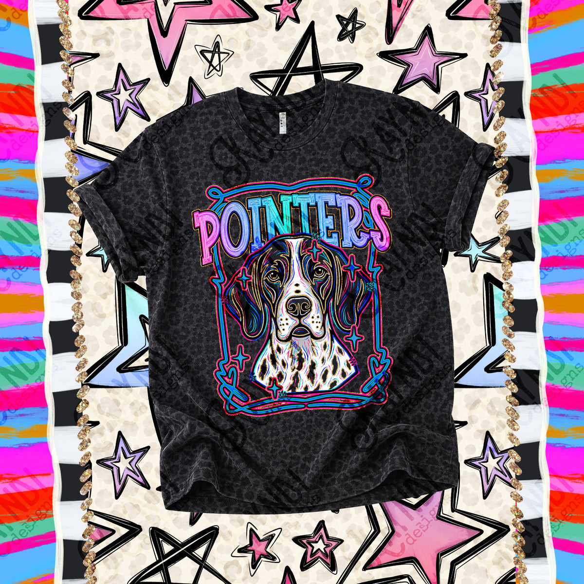 Pointers-Retro Pop (Caplinger) DTF Transfer