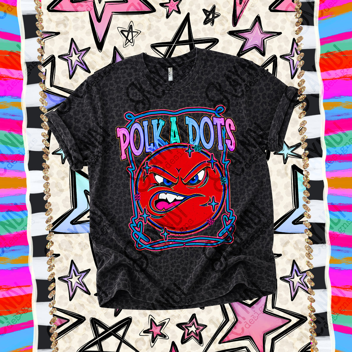 Polkadots-Retro Pop (Kayndi) DTF Transfer