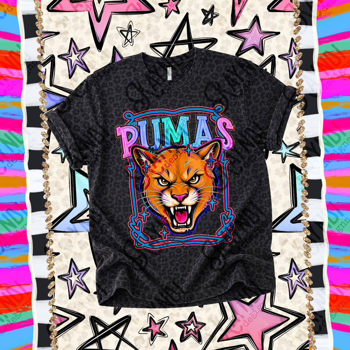 Pumas-Retro Pop (Kayndi) DTF Transfer