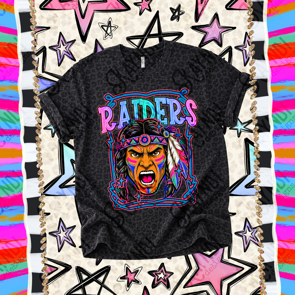 Raiders-Retro Pop (Kayndi) DTF Transfer