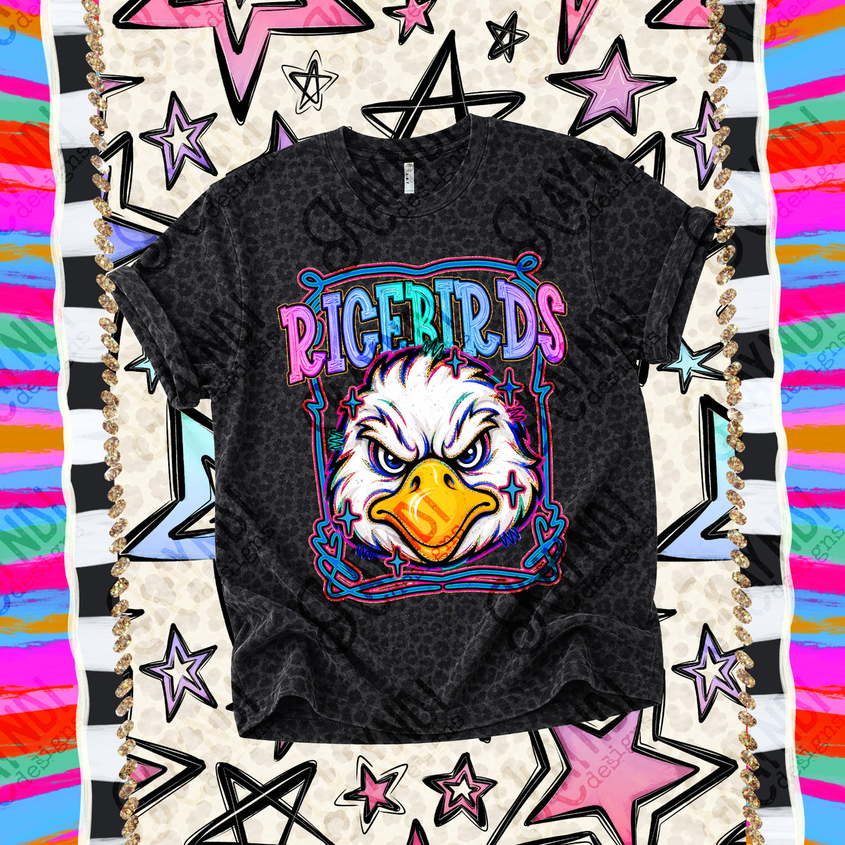 Ricebirds-Retro Pop (Kayndi) DTF Transfer