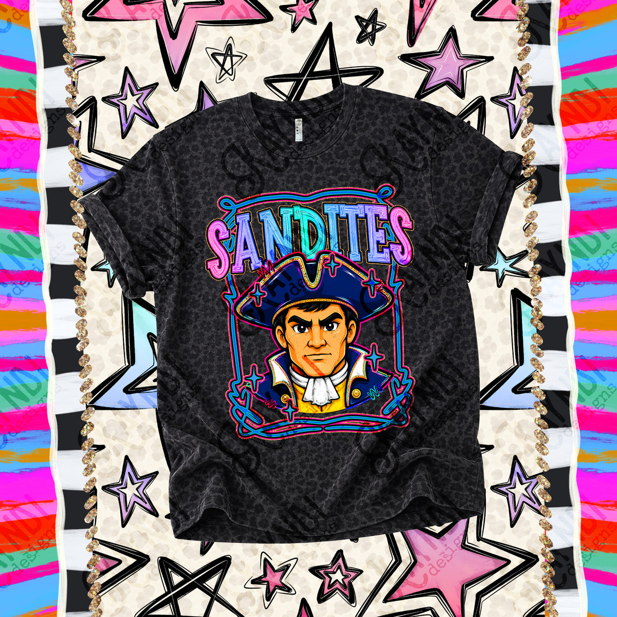 Sandites-Retro Pop (Kayndi)  DTF Transfer