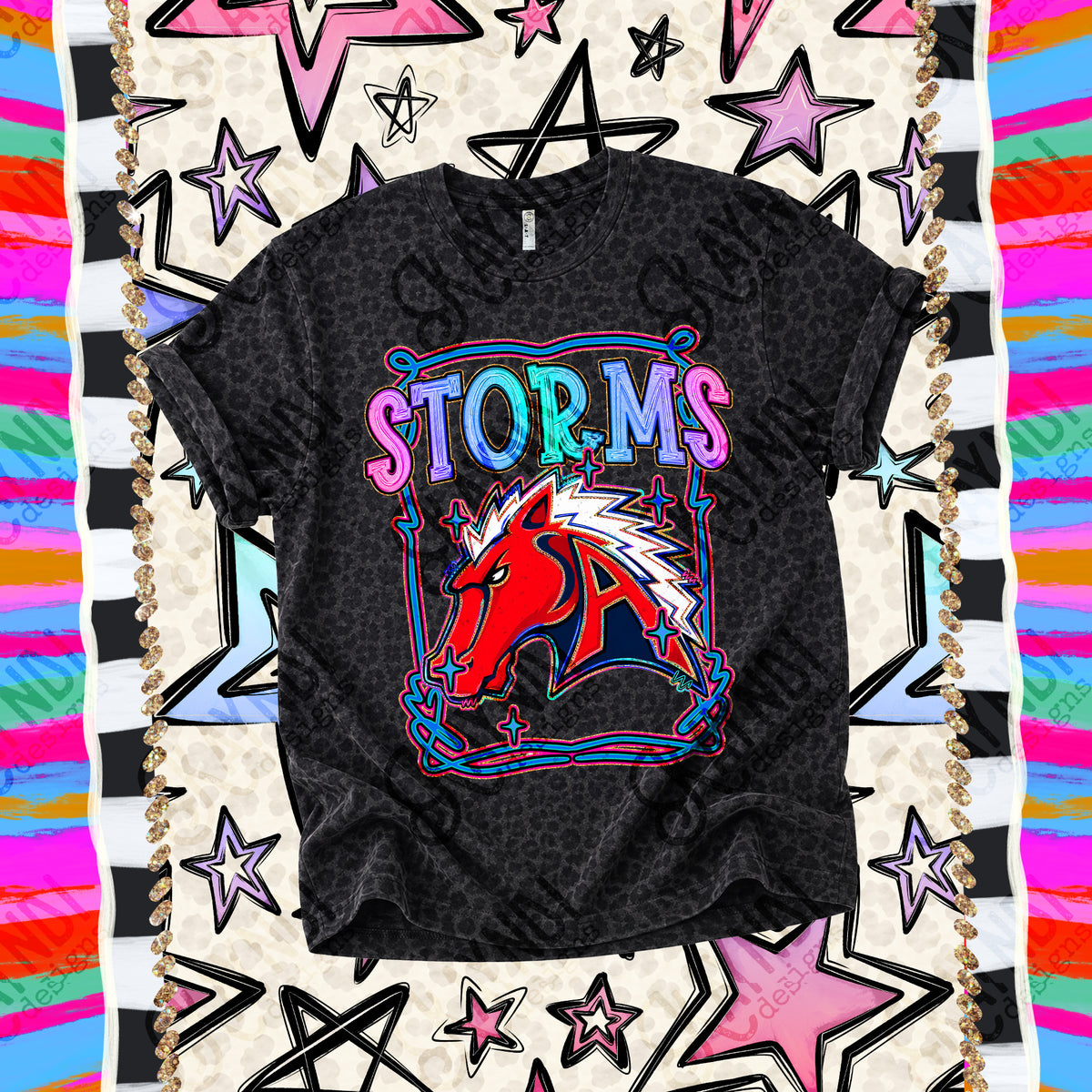 Storms-Retro Pop (Kayndi) DTF Transfer