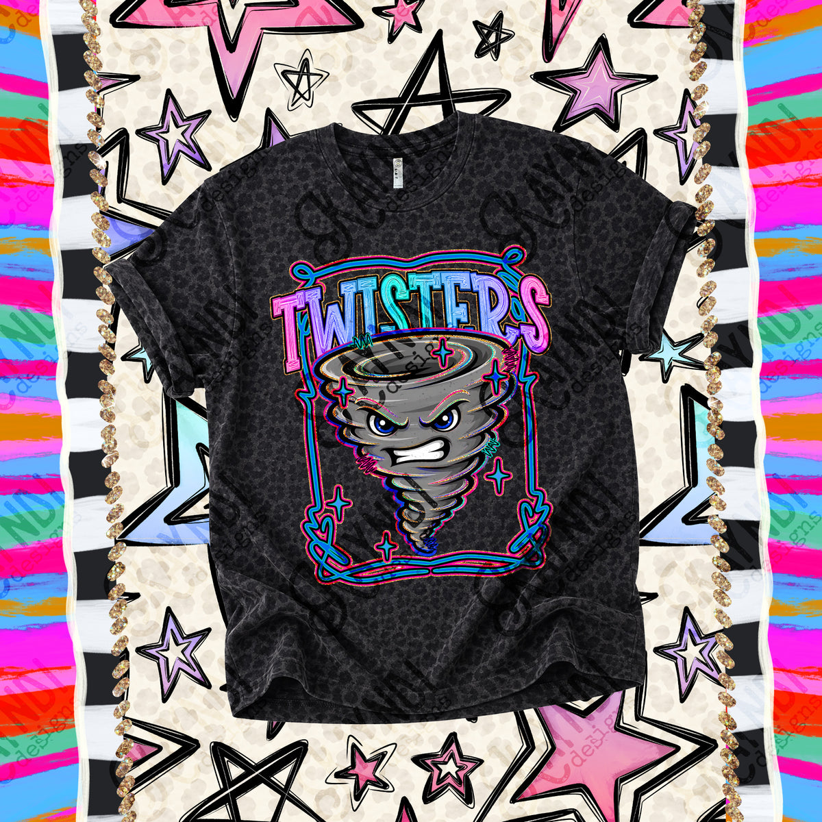 Twisters-Retro Pop (Kayndi) DTF Transfer