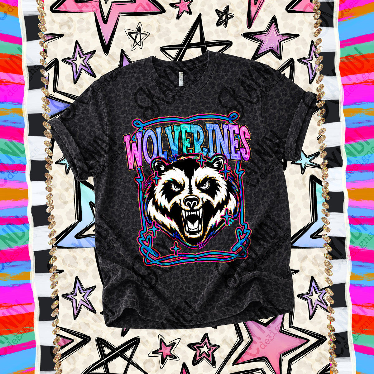Wolverines-Retro Pop (Kayndi) DTF Transfer