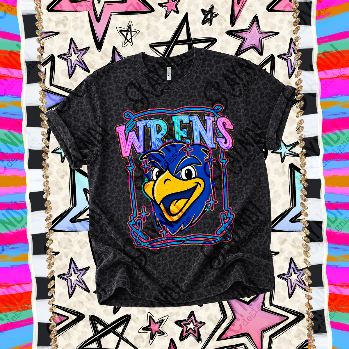 Wrens-Retro Pop (Kayndi) DTF Transfer