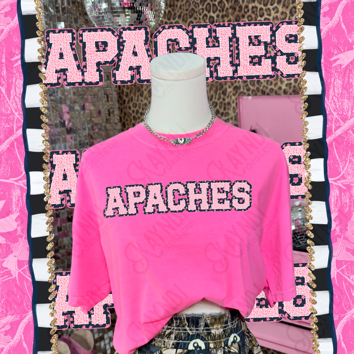 Varsity stars- Apaches (Kayndi) DTF Transfer