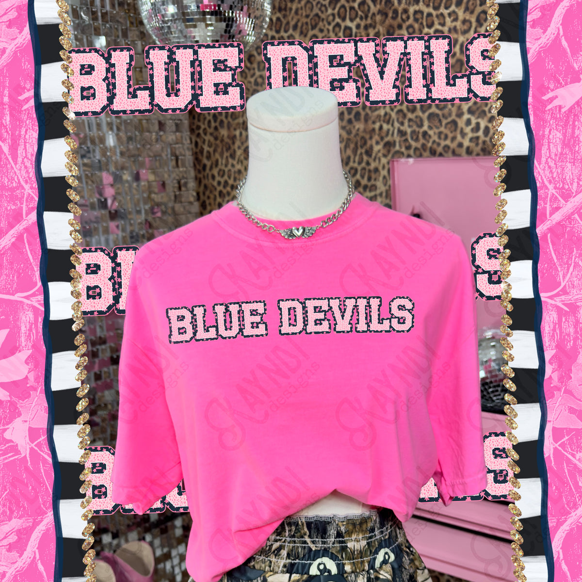 Varsity stars- Blue Devils (Kayndi) DTF Transfer
