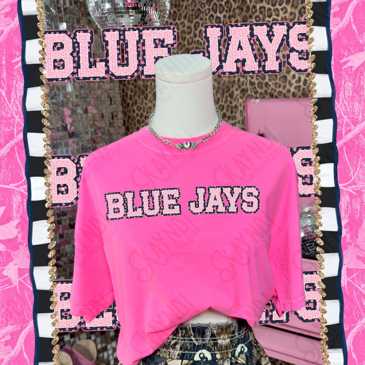 Varsity stars- Blue Jays (Kayndi) DTF Transfer