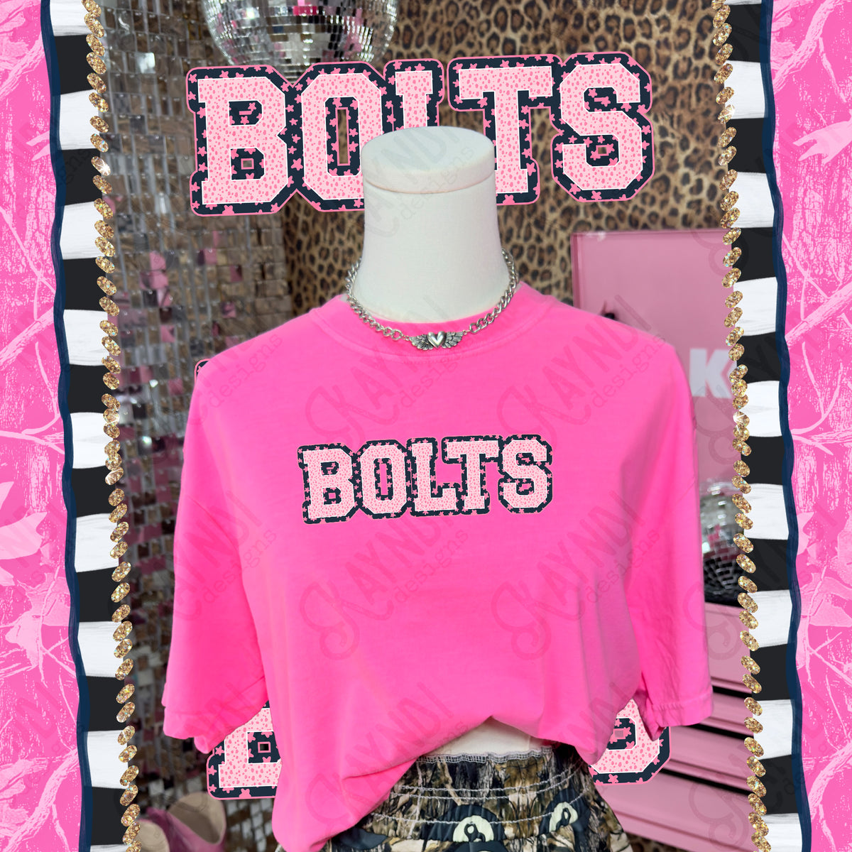 Varsity stars- Bolts (Kayndi) DTF Transfer