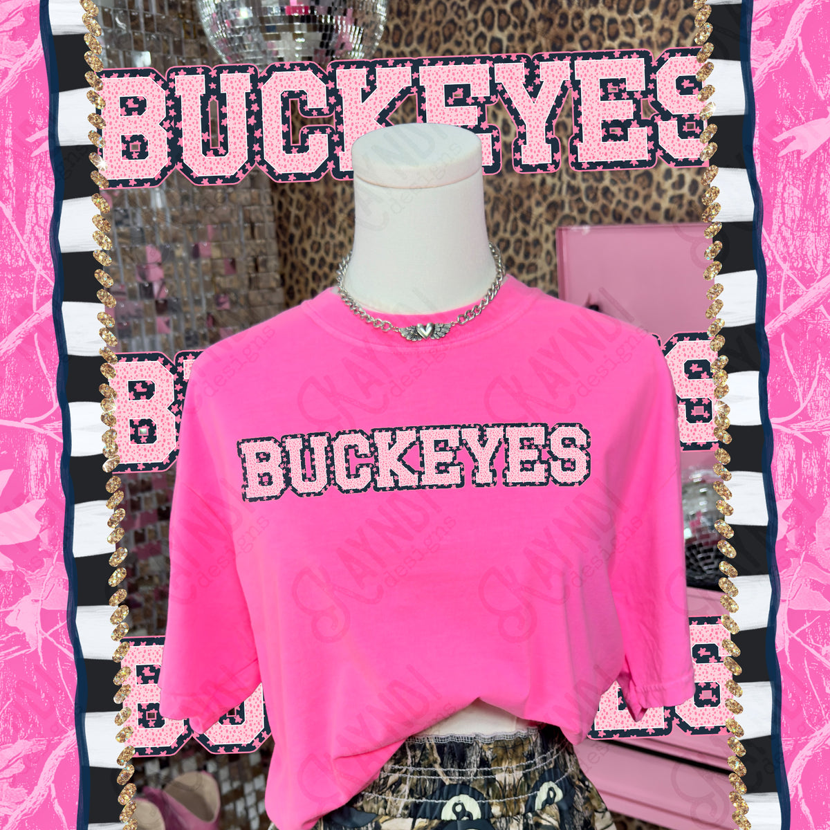 Varsity stars- Buckeyes (Kayndi) DTF Transfer
