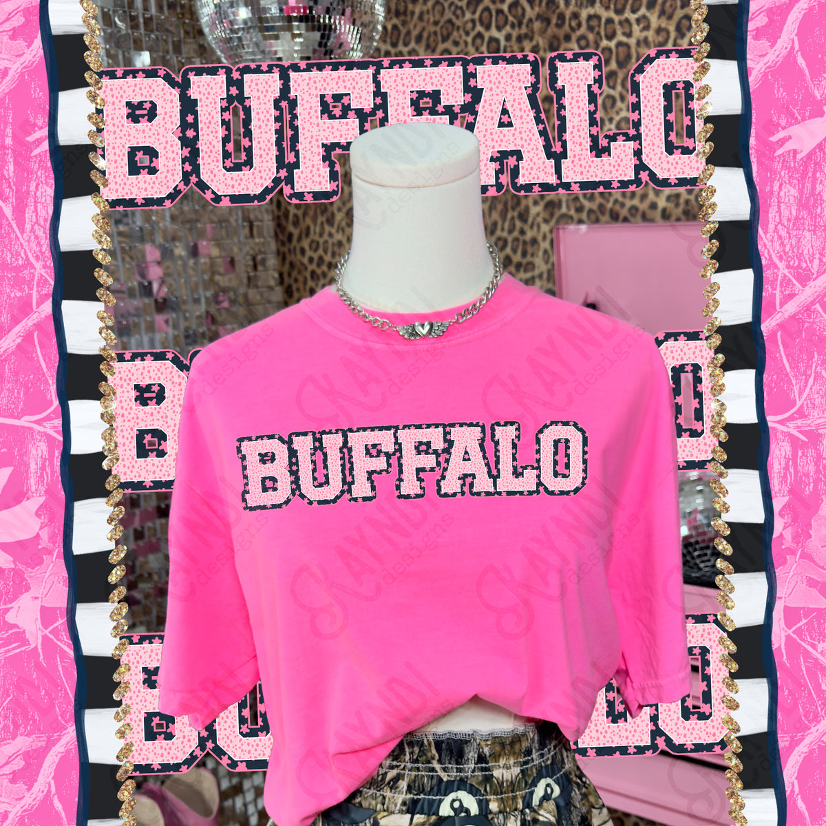 Varsity stars- Buffalo (Kayndi) DTF Transfer
