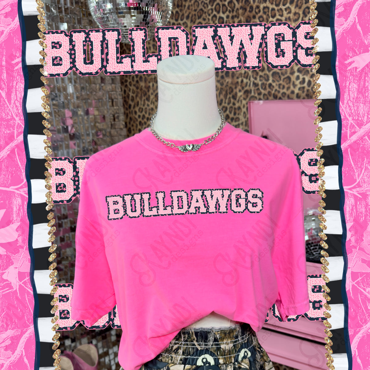 Varsity stars- Bulldawgs (Kayndi) DTF Transfer