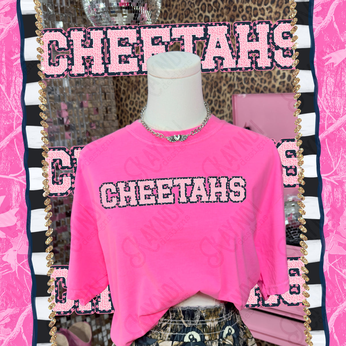 Varsity stars- Cheetahs (Kayndi) DTF Transfer