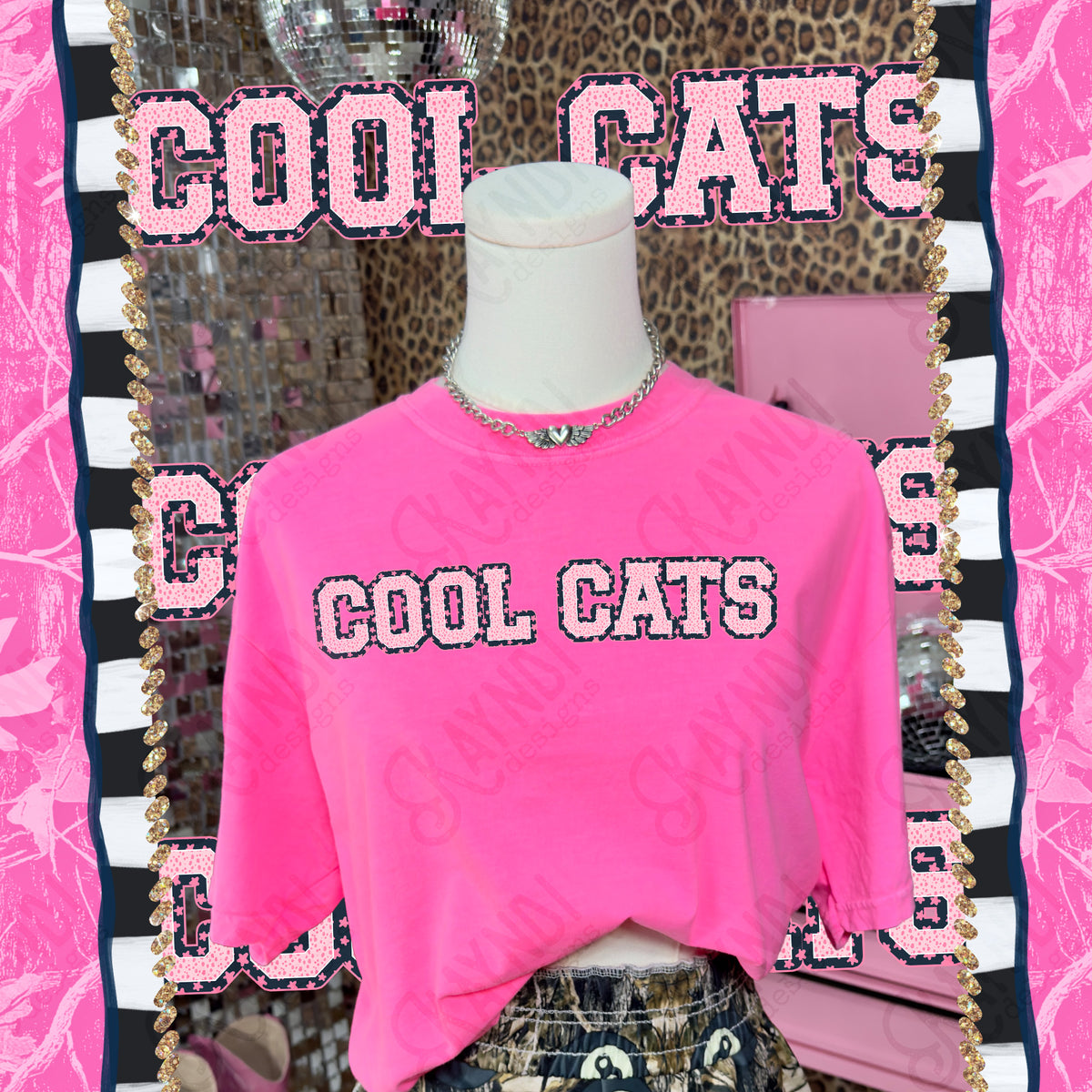 Varsity stars- Cool cats (Kayndi) DTF Transfer