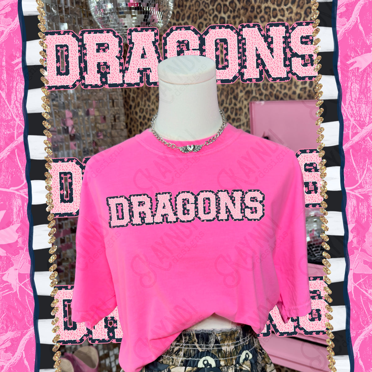 Varsity stars- Dragons (Kayndi) DTF Transfer