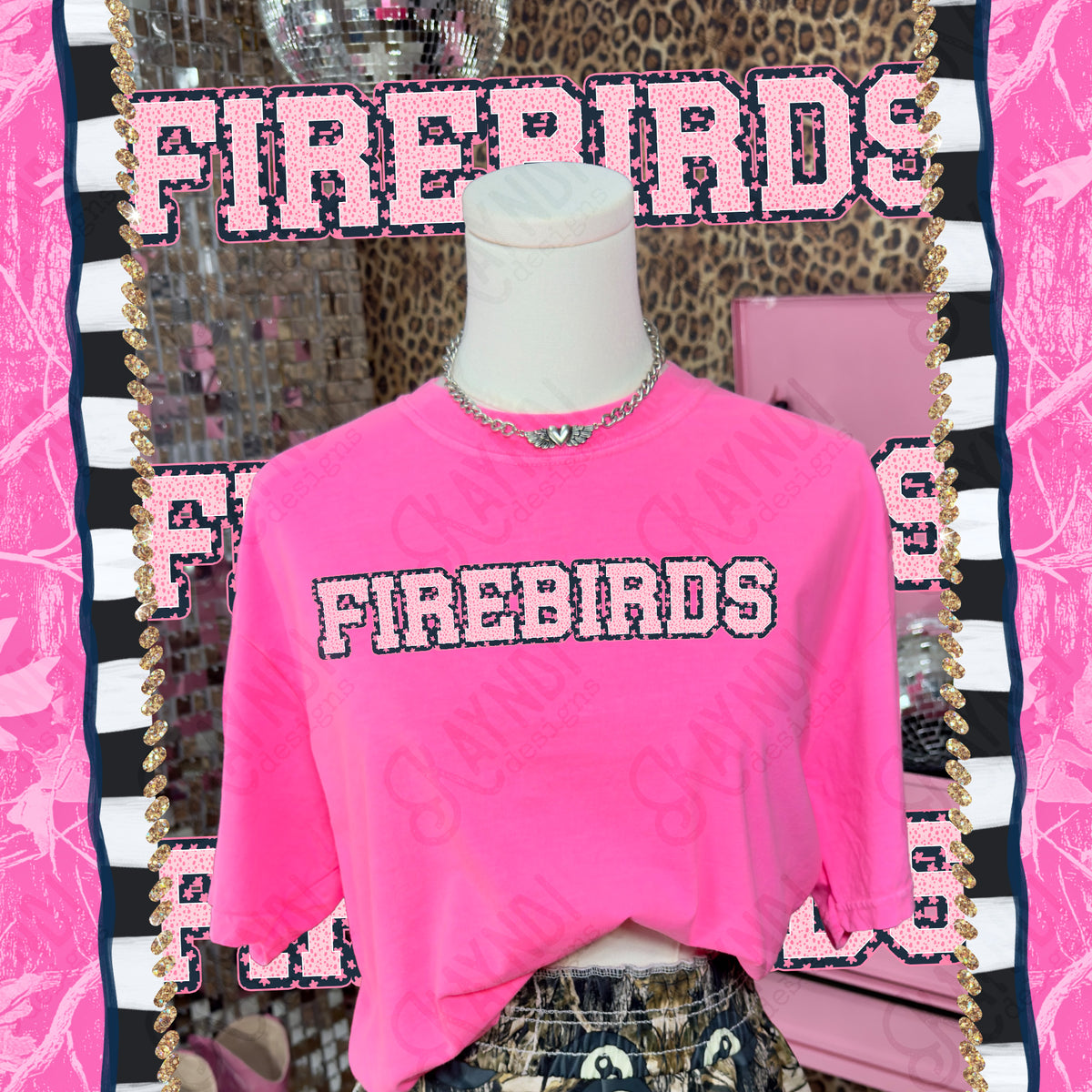 Varsity stars- Firebirds (Kayndi) DTF Transfer