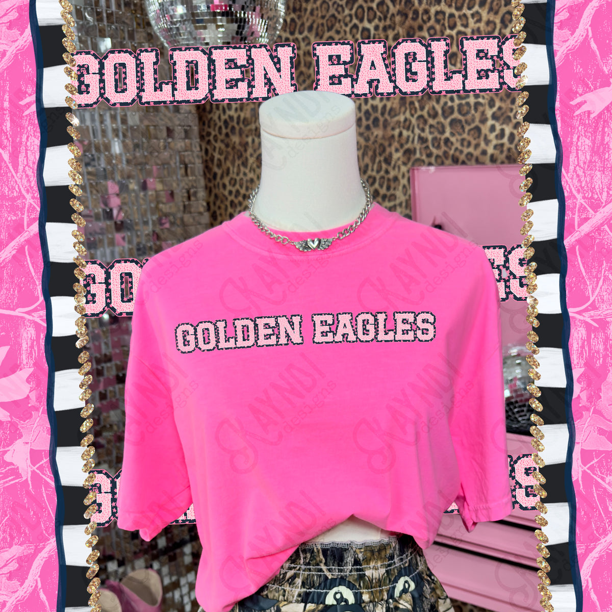 Varsity stars- Golden eagles (Kayndi) DTF Transfer