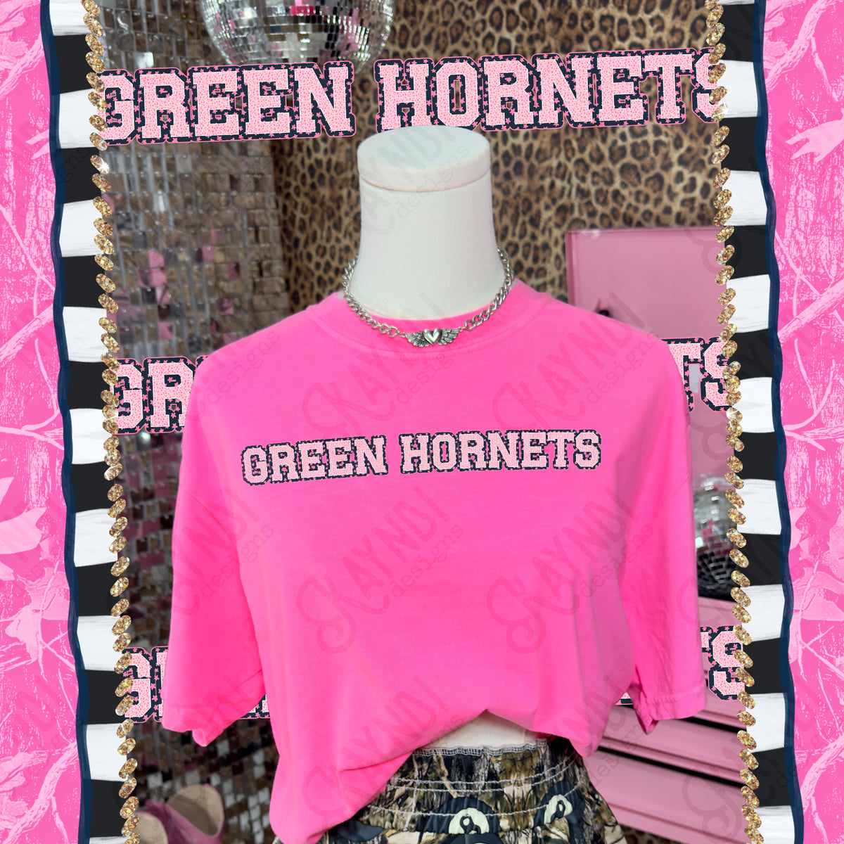 Varsity stars- green hornets (Kayndi) DTF Transfer