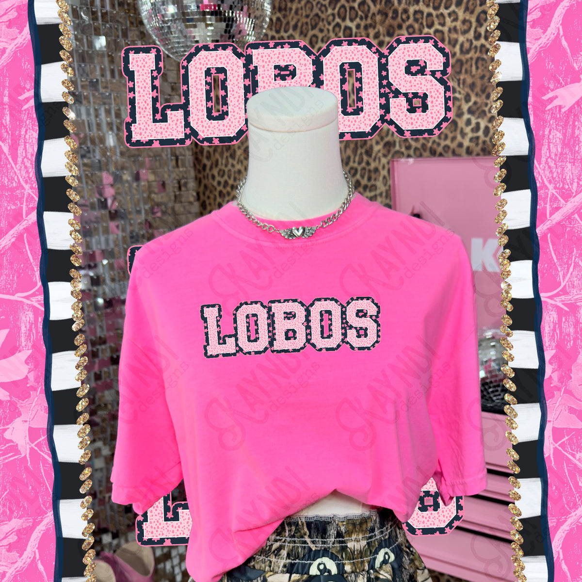 Varsity stars- Lobos (Kayndi) DTF Transfer