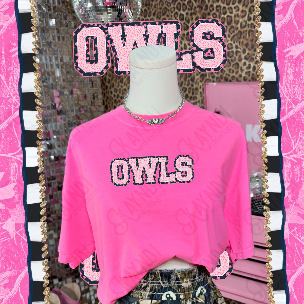 Varsity stars- Owls (Kayndi) DTF Transfer