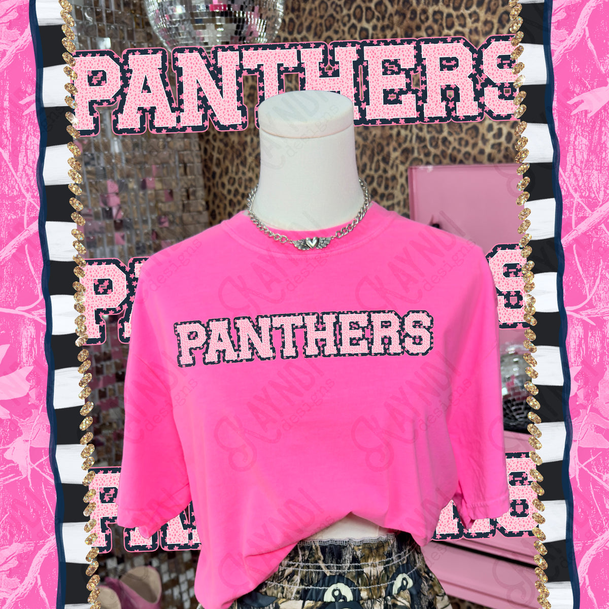 Varsity stars- Panthers (Kayndi) DTF Transfer