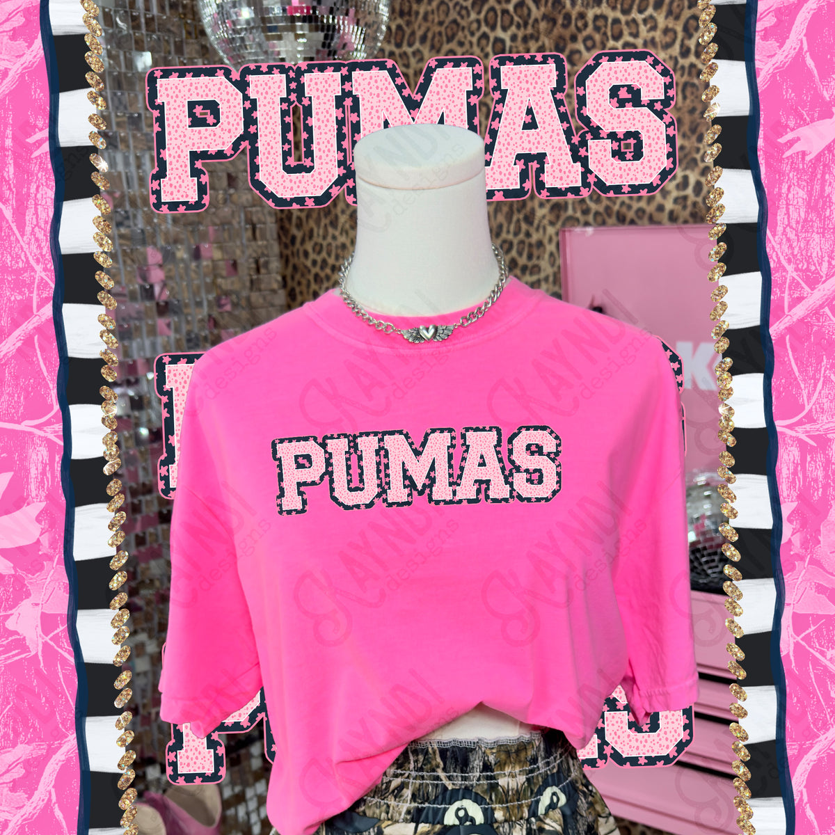 Varsity stars- pumas (Kayndi) DTF Transfer