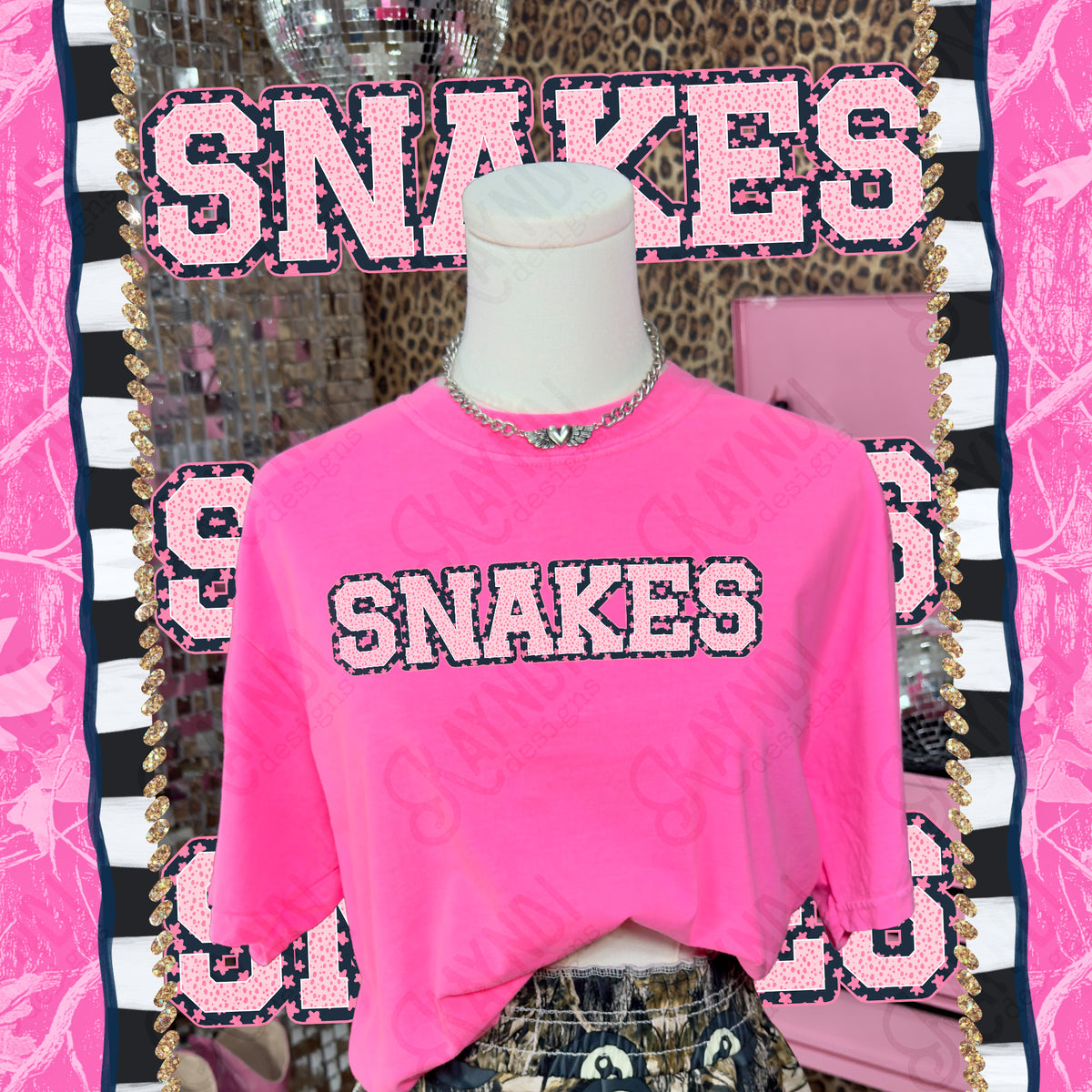 Varsity stars- Snakes (Kayndi) DTF Transfer