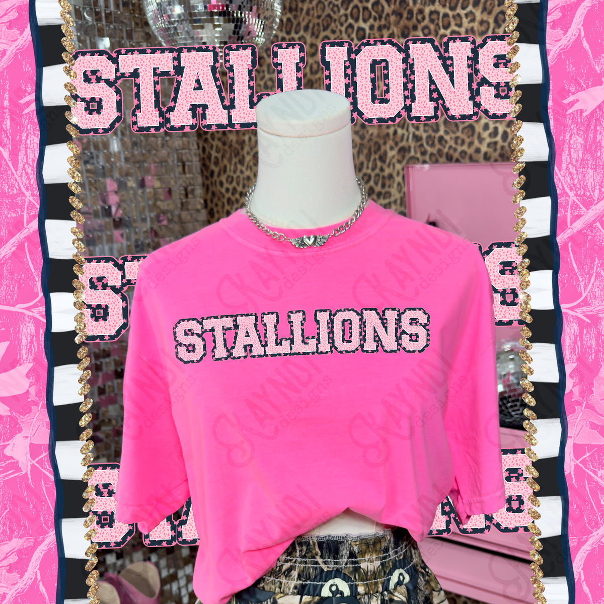 Varsity stars- Stallions (Kayndi) DTF Transfer
