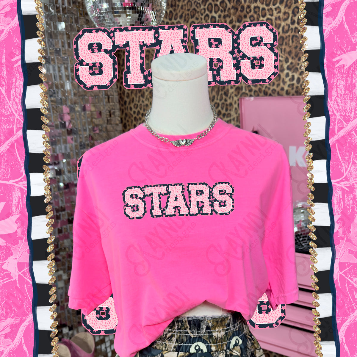 Varsity stars- Stars (Kayndi) DTF Transfer