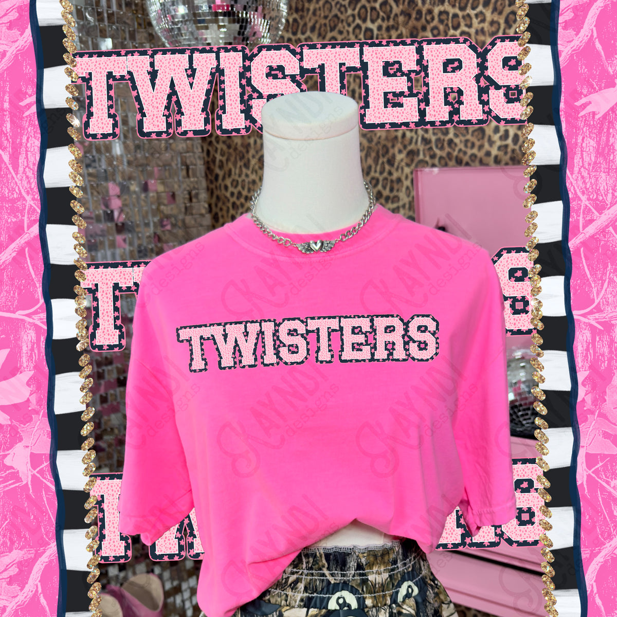 Varsity stars- Twisters (Kayndi) DTF Transfer