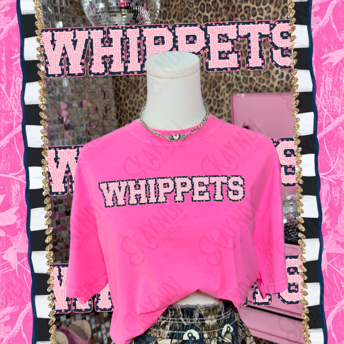 Varsity stars- whippets (Kayndi) DTF Transfer