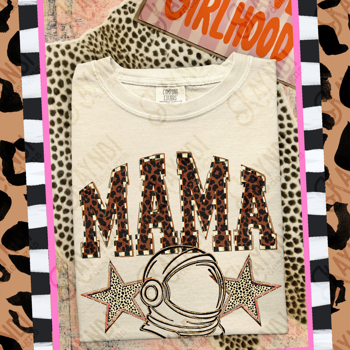 Mama Astronauts Mascot (Kayndi) DTF Transfer