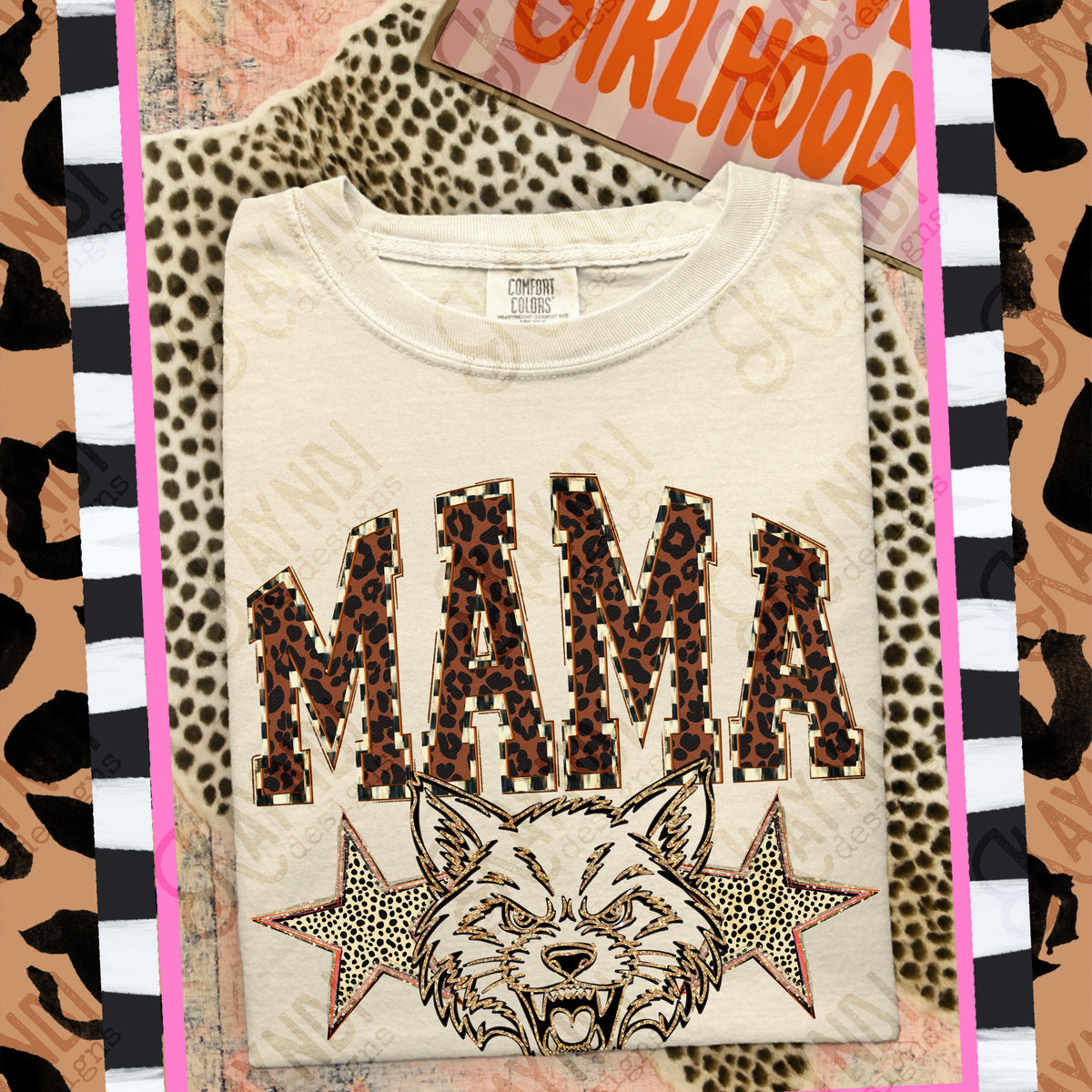 Mama Bearcats Mascot (Kayndi) DTF Transfer