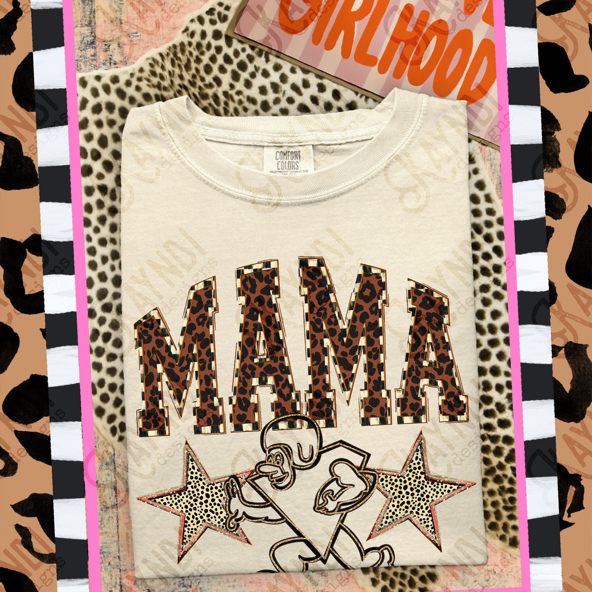 Mama Black diamonds Mascot (Kayndi) DTF Transfer