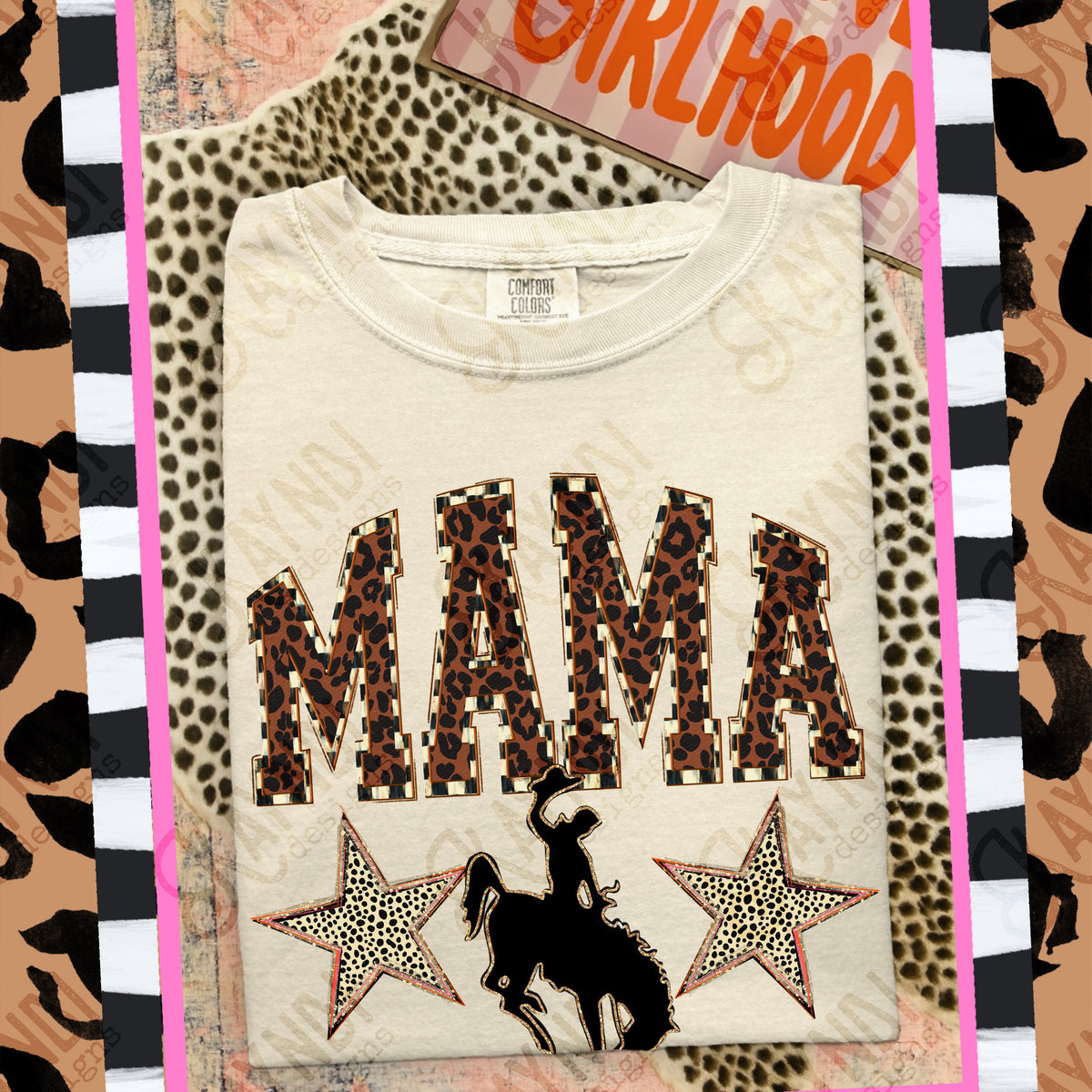 Mama Buckaroos Mascot (Kayndi) DTF Transfer