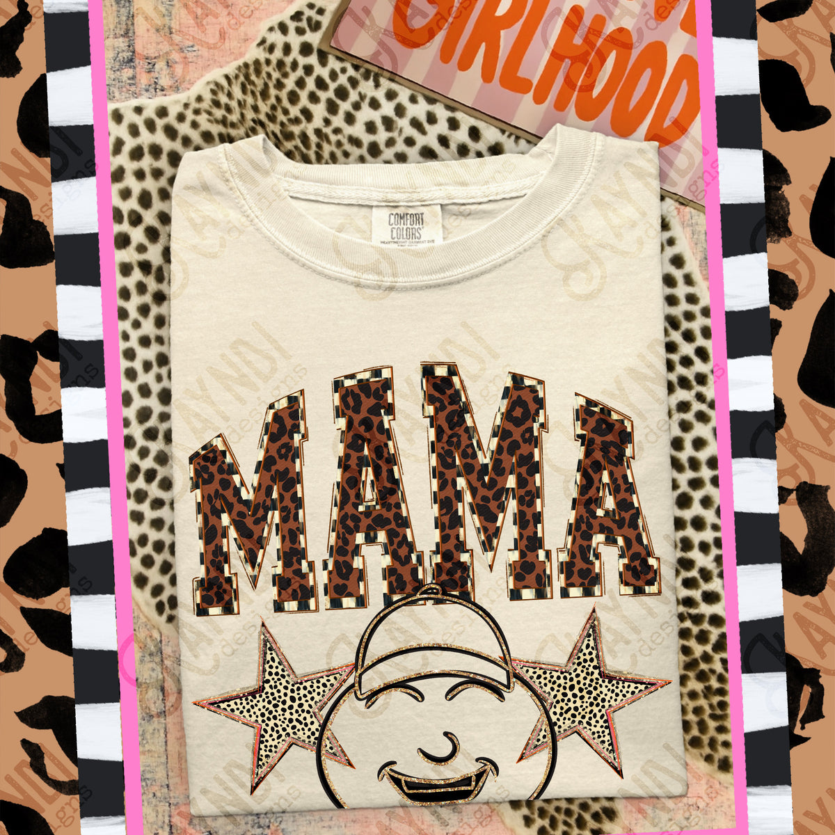 Mama Buckeyes Mascot (Kayndi) DTF Transfer